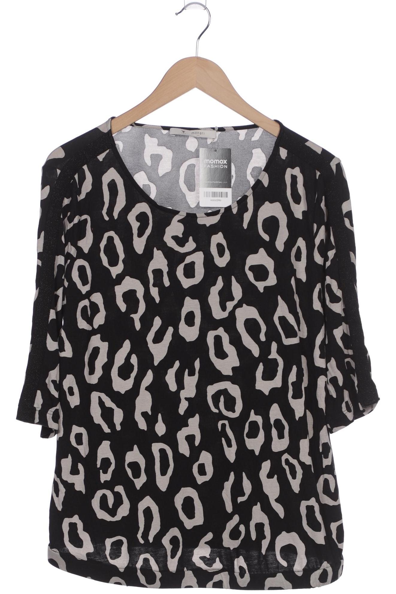 

monari Damen Langarmshirt, schwarz, Gr. 44