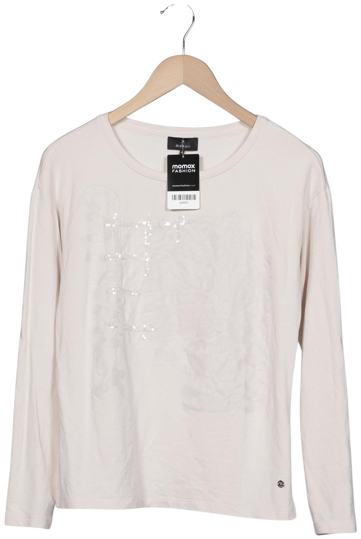 

monari Damen Langarmshirt, beige, Gr. 36