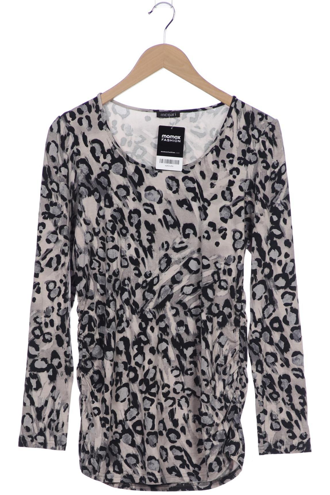 

monari Damen Langarmshirt, grau, Gr. 38