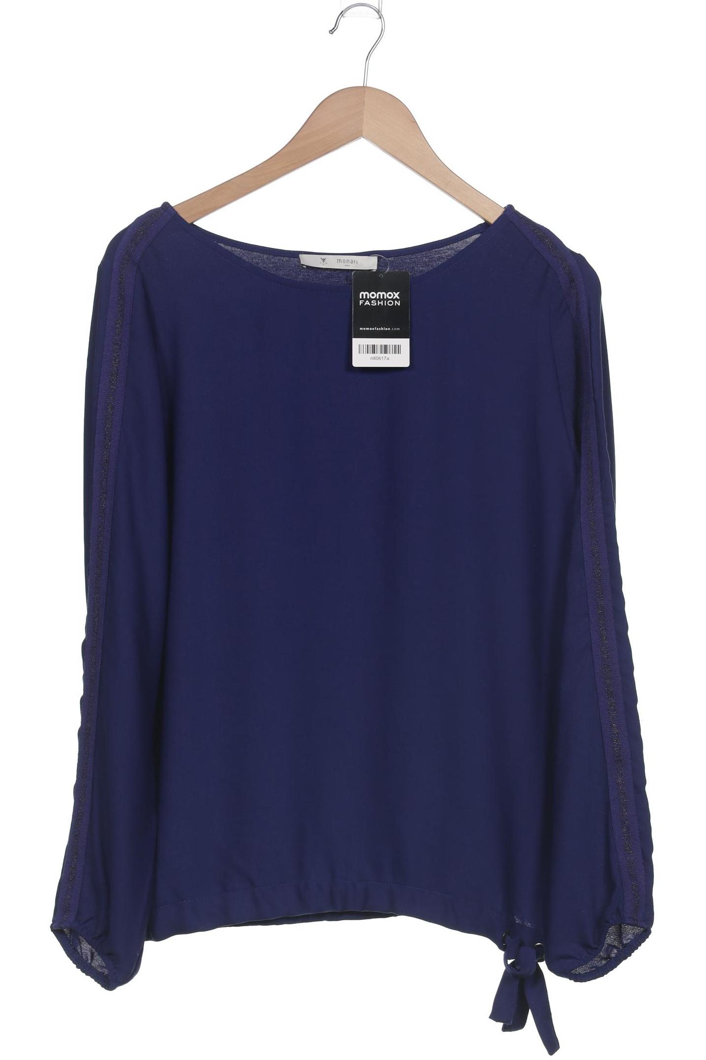 

monari Damen Langarmshirt, marineblau, Gr. 38