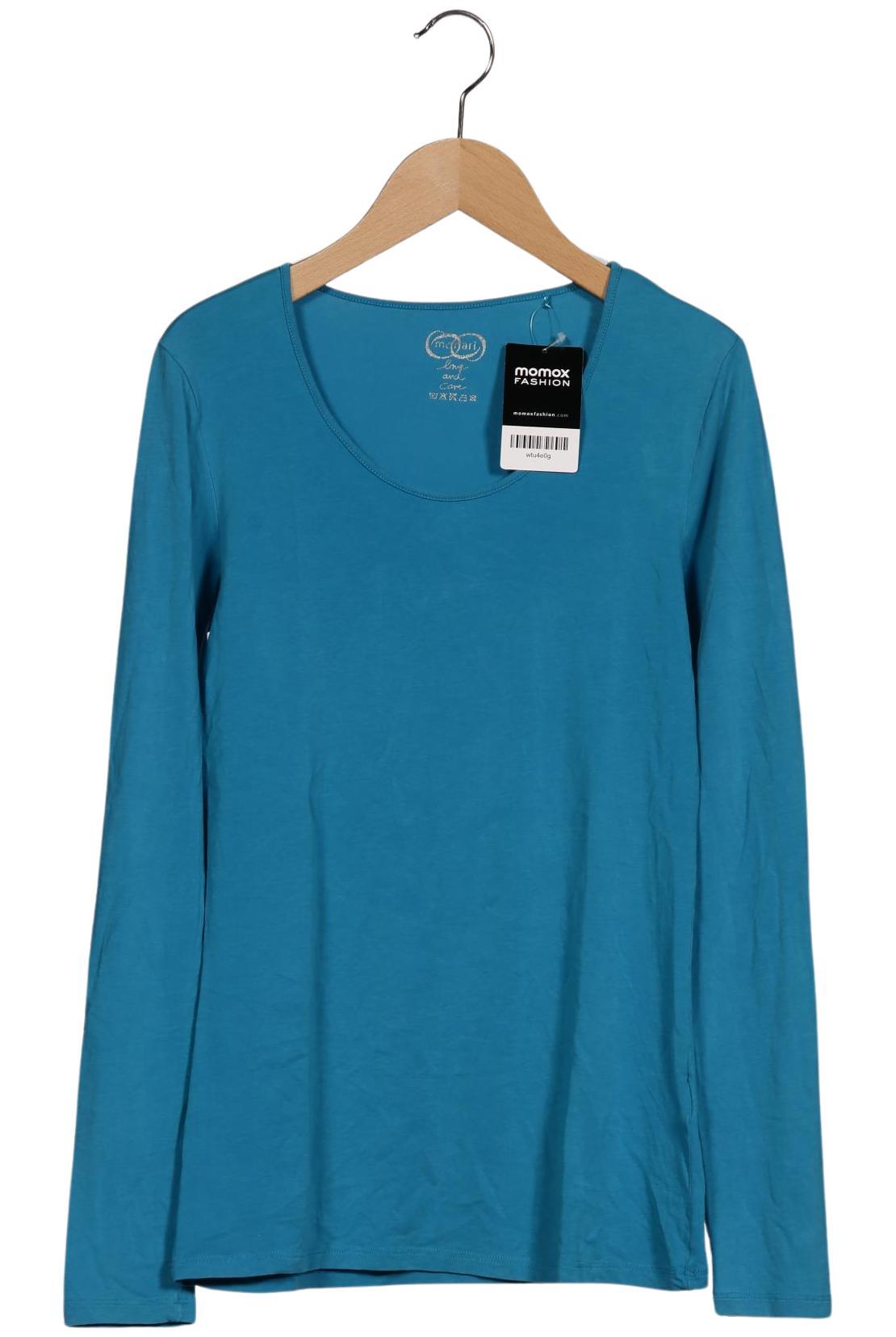

monari Damen Langarmshirt, blau, Gr. 38