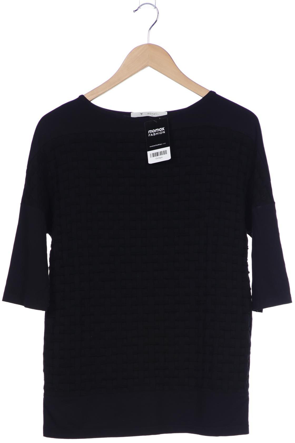 

monari Damen Langarmshirt, schwarz, Gr. 40