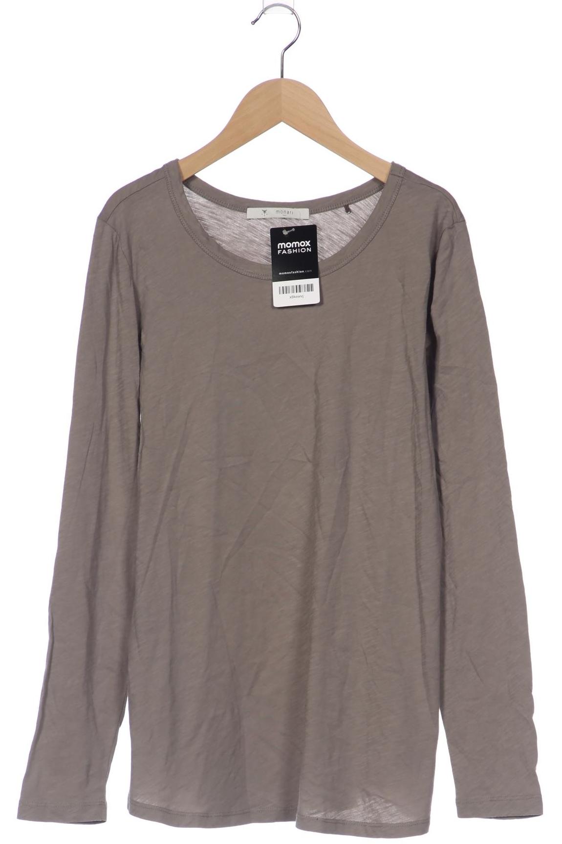 

monari Damen Langarmshirt, grau, Gr. 42