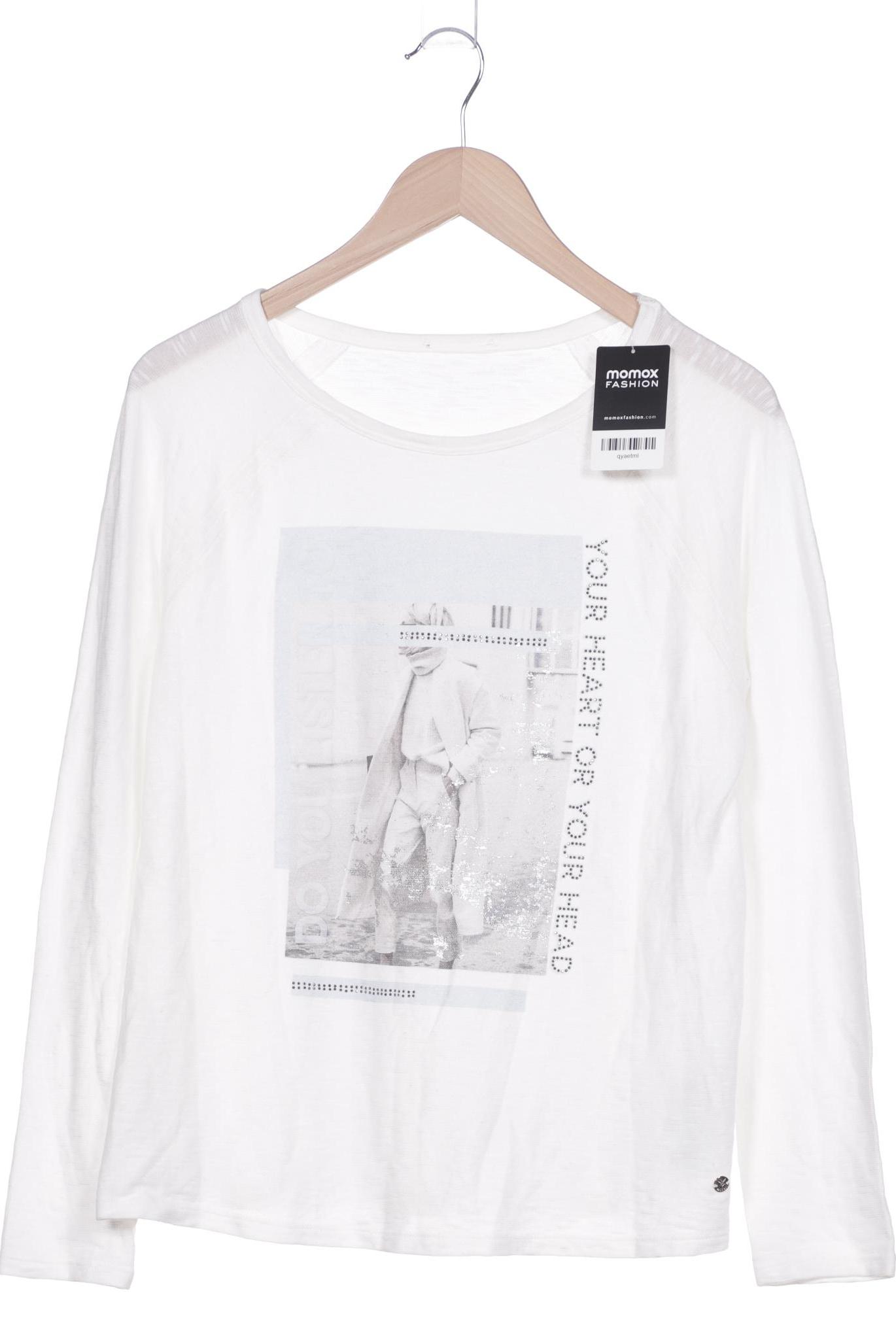 

monari Damen Langarmshirt, cremeweiß, Gr. 38
