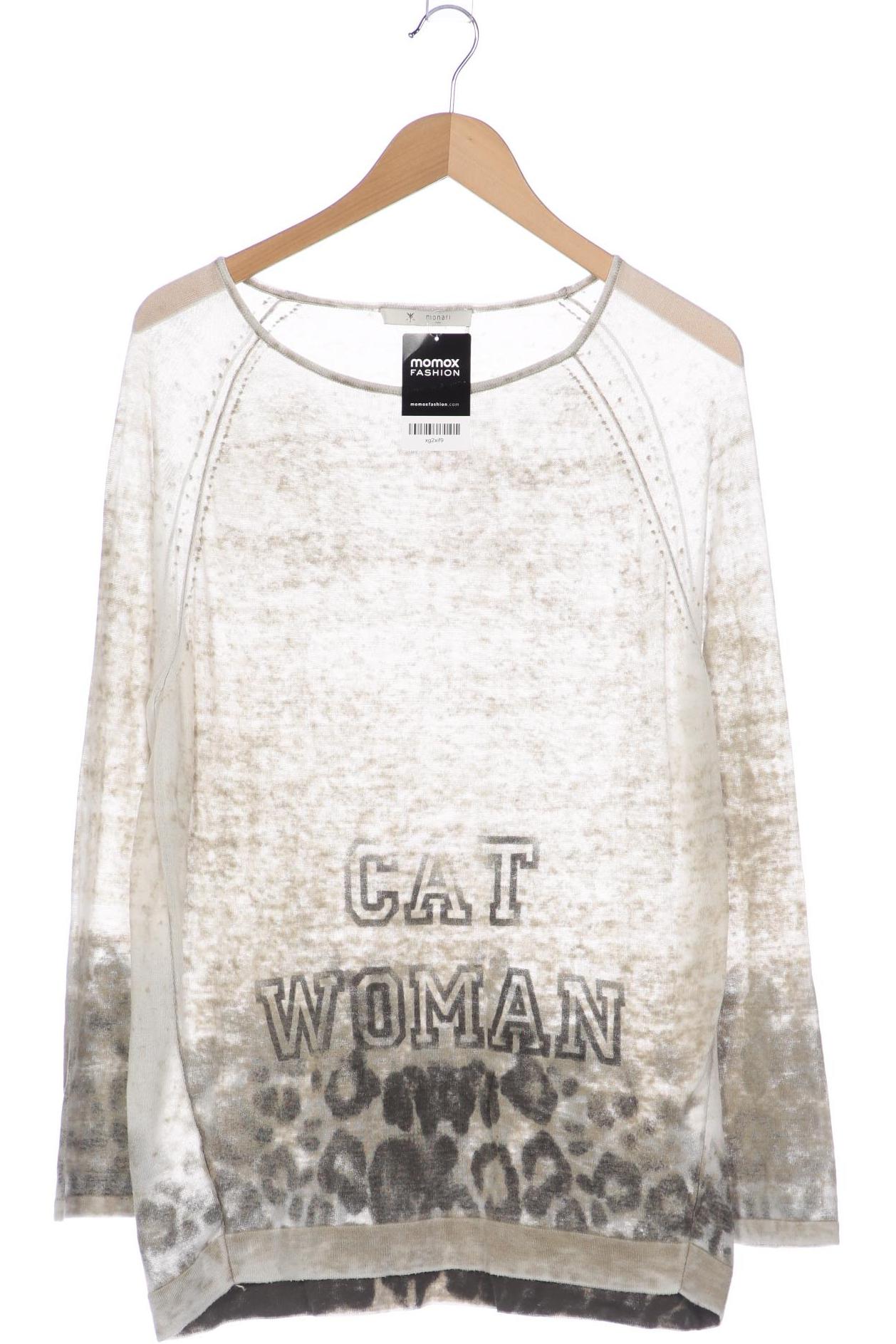 

monari Damen Langarmshirt, beige, Gr. 42
