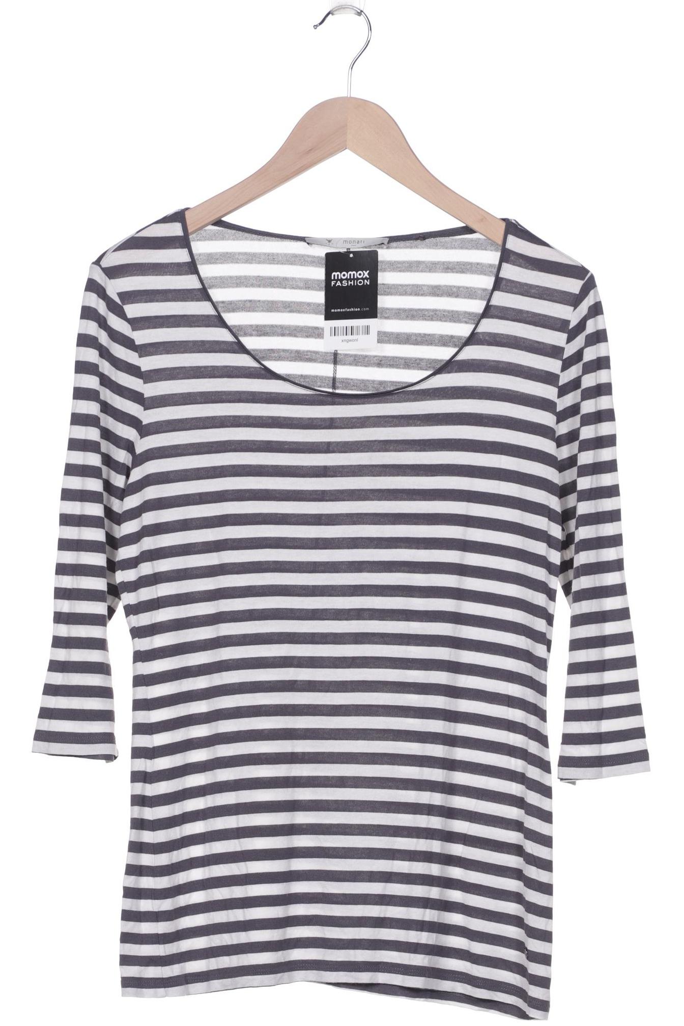 

monari Damen Langarmshirt, grau, Gr. 38