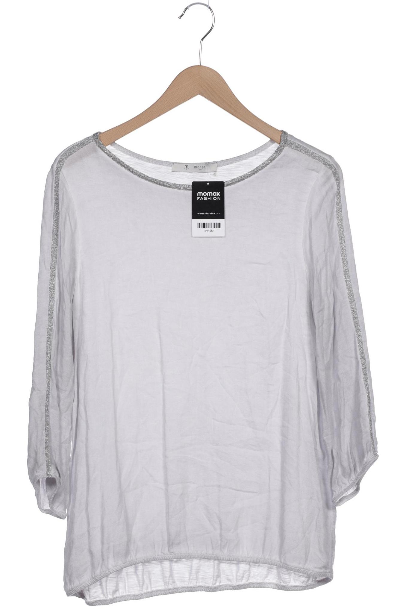 

monari Damen Langarmshirt, grau, Gr. 42