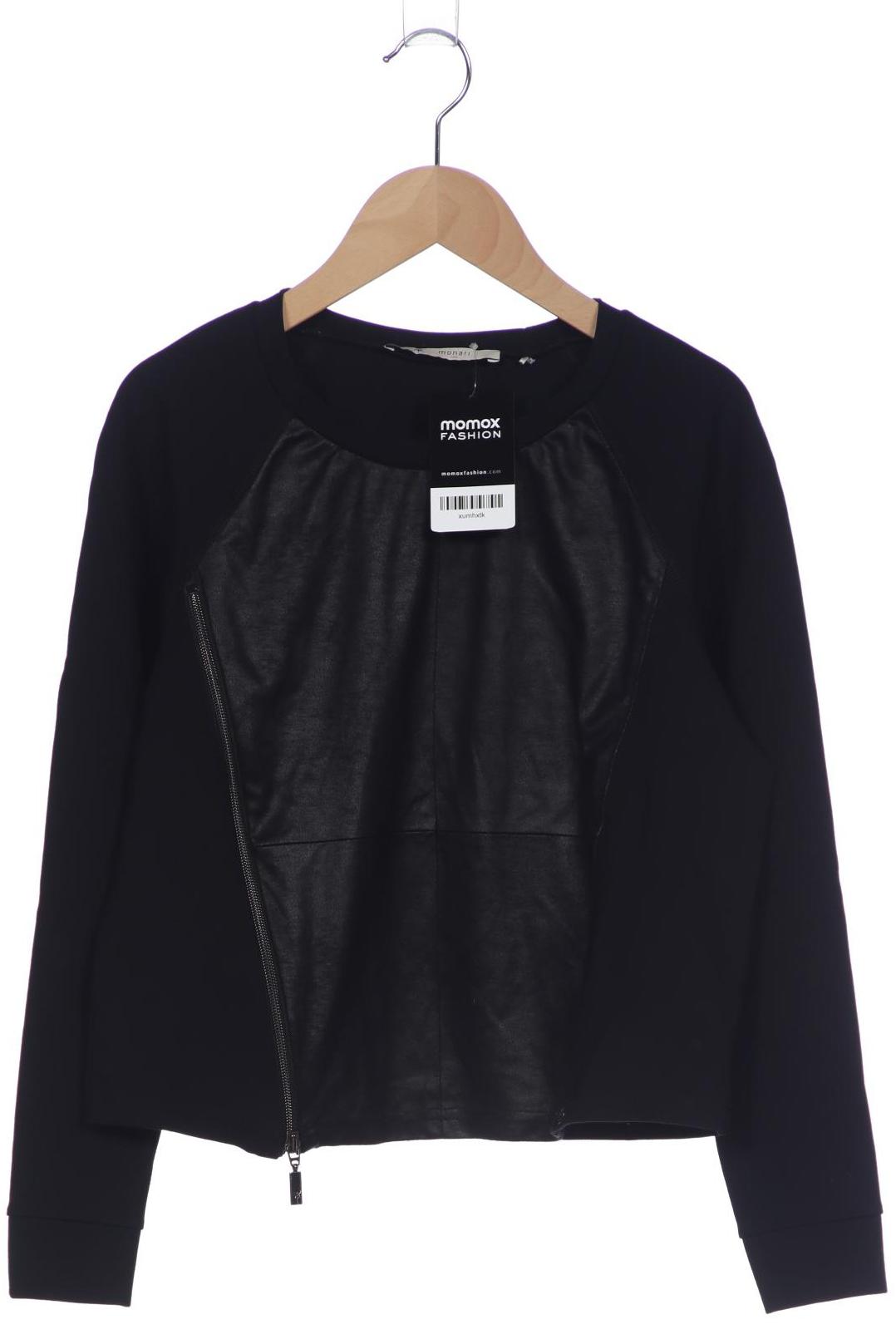 

monari Damen Langarmshirt, schwarz, Gr. 36