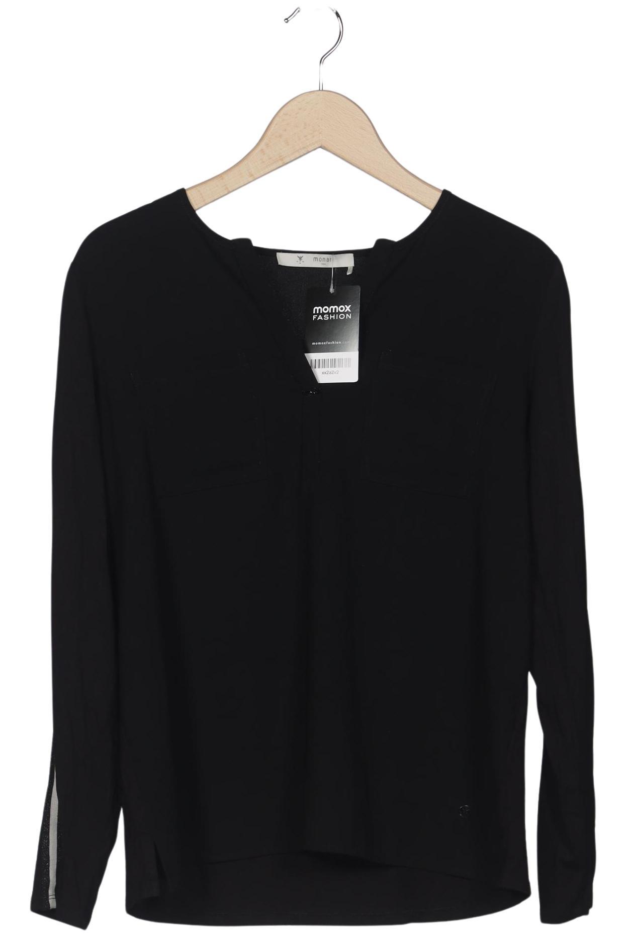 

monari Damen Langarmshirt, schwarz, Gr. 38