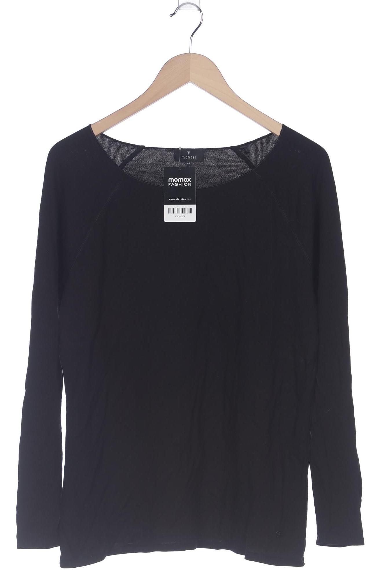 

monari Damen Langarmshirt, schwarz, Gr. 44