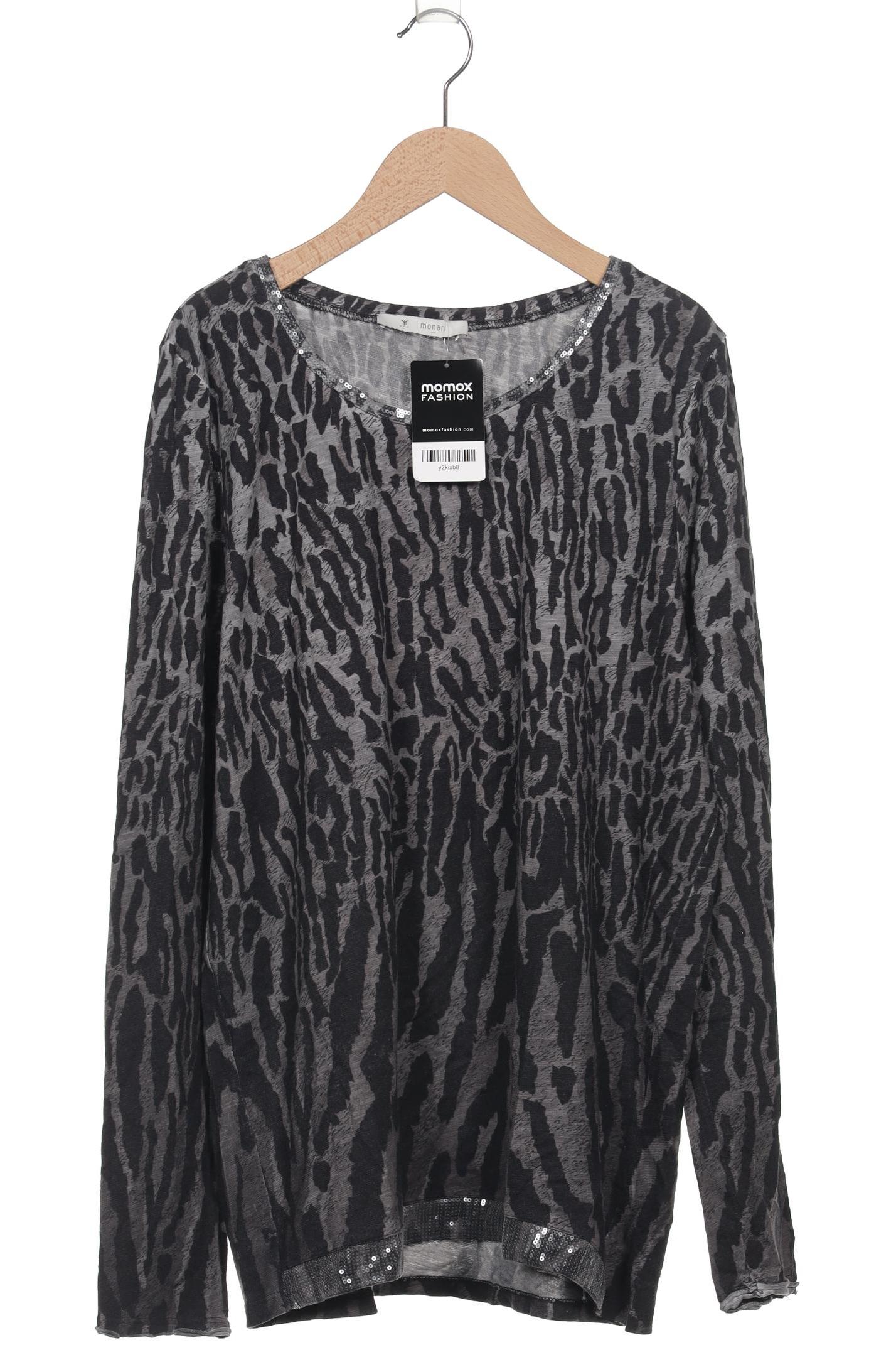 

monari Damen Langarmshirt, grau, Gr. 44