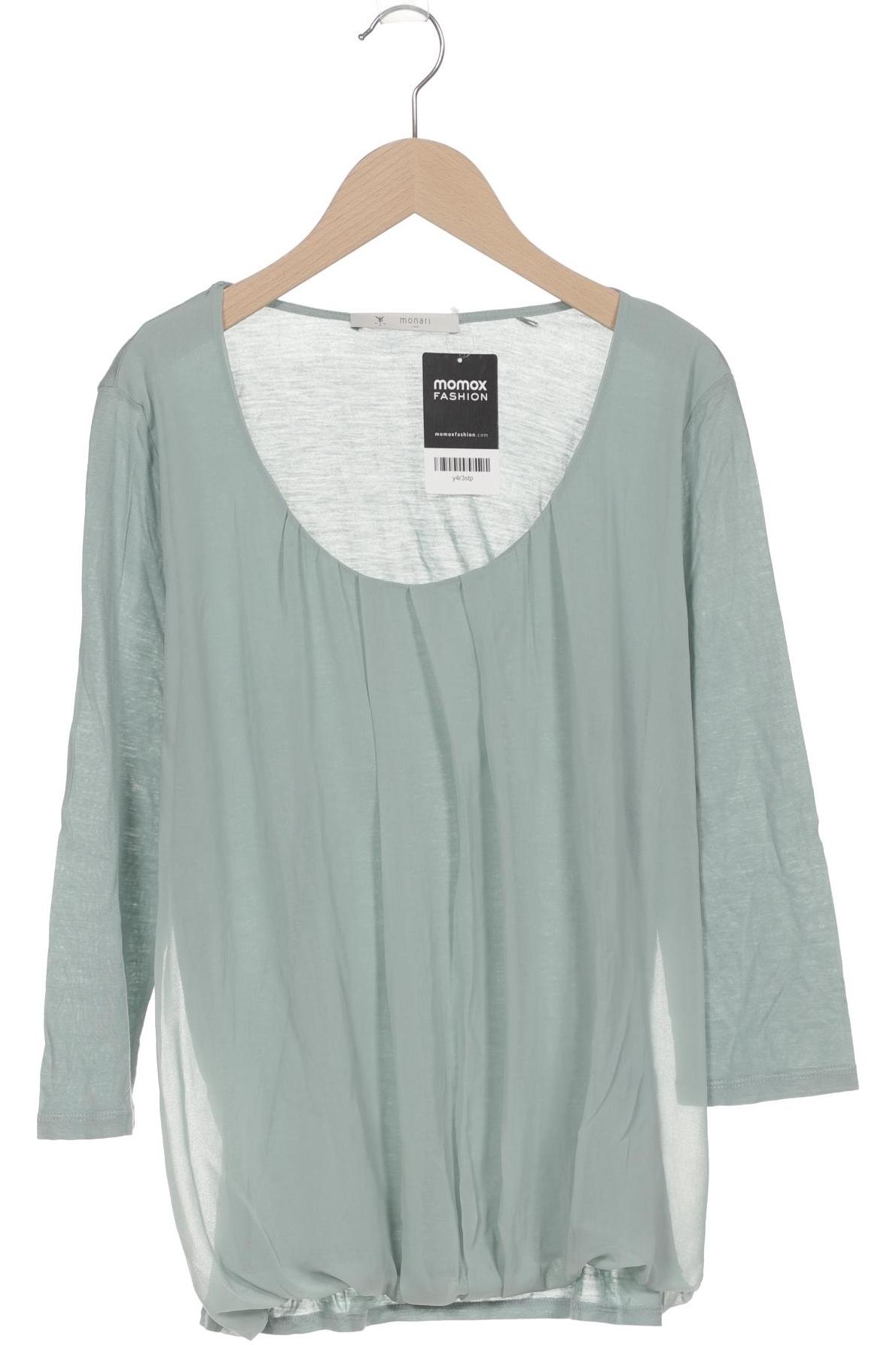 

monari Damen Langarmshirt, türkis, Gr. 34