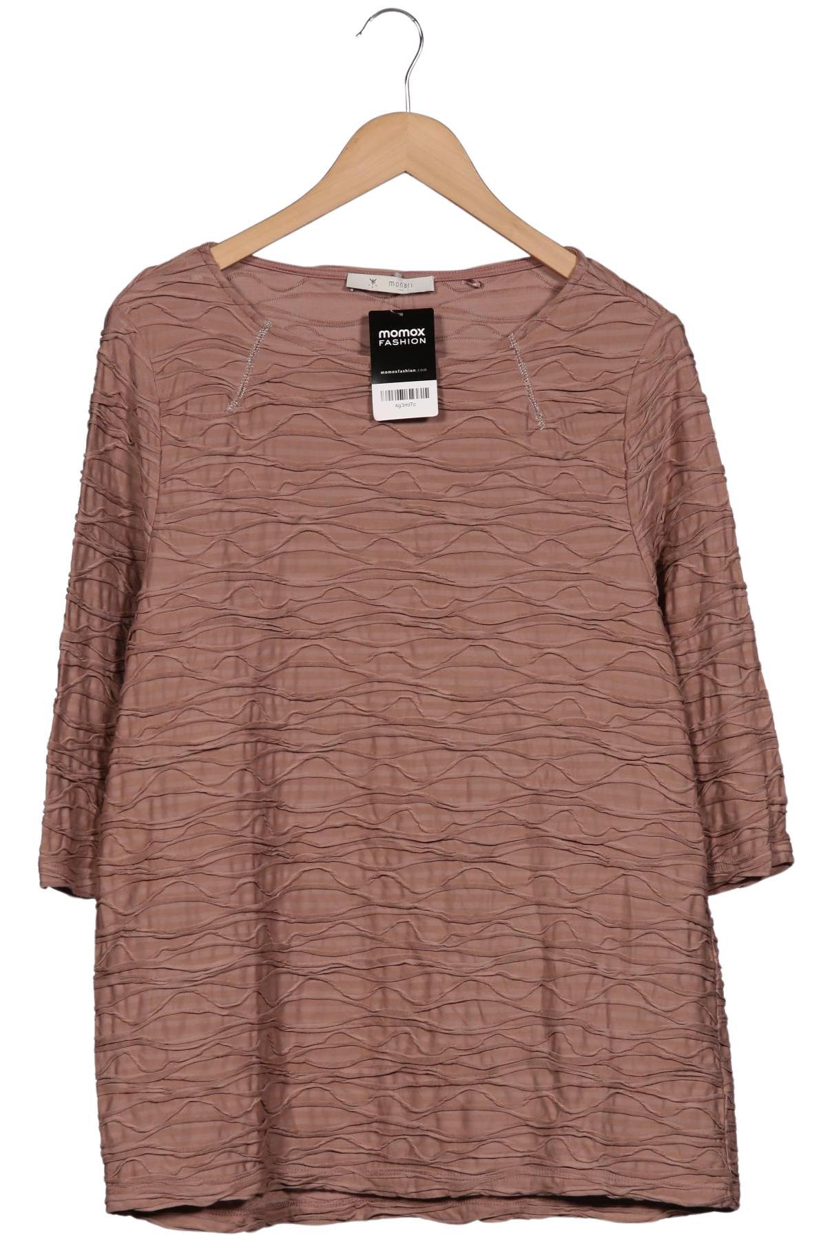 

monari Damen Langarmshirt, braun, Gr. 48