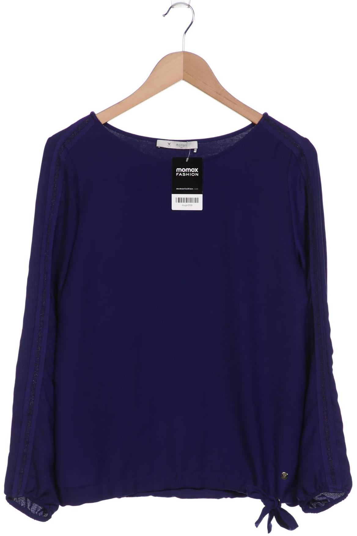 

monari Damen Langarmshirt, marineblau, Gr. 36