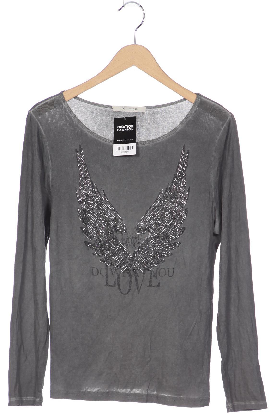

monari Damen Langarmshirt, grau
