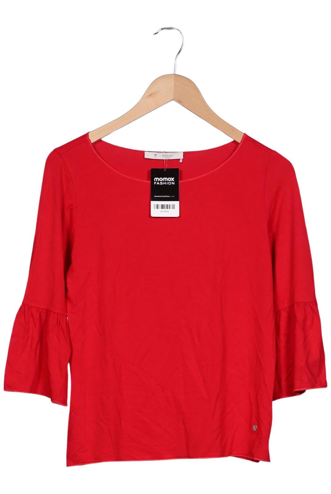 

monari Damen Langarmshirt, rot, Gr. 38