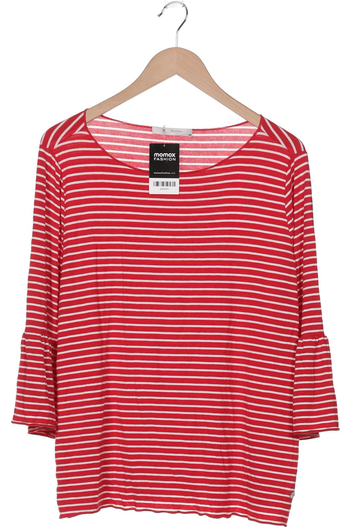 

monari Damen Langarmshirt, rot, Gr. 48