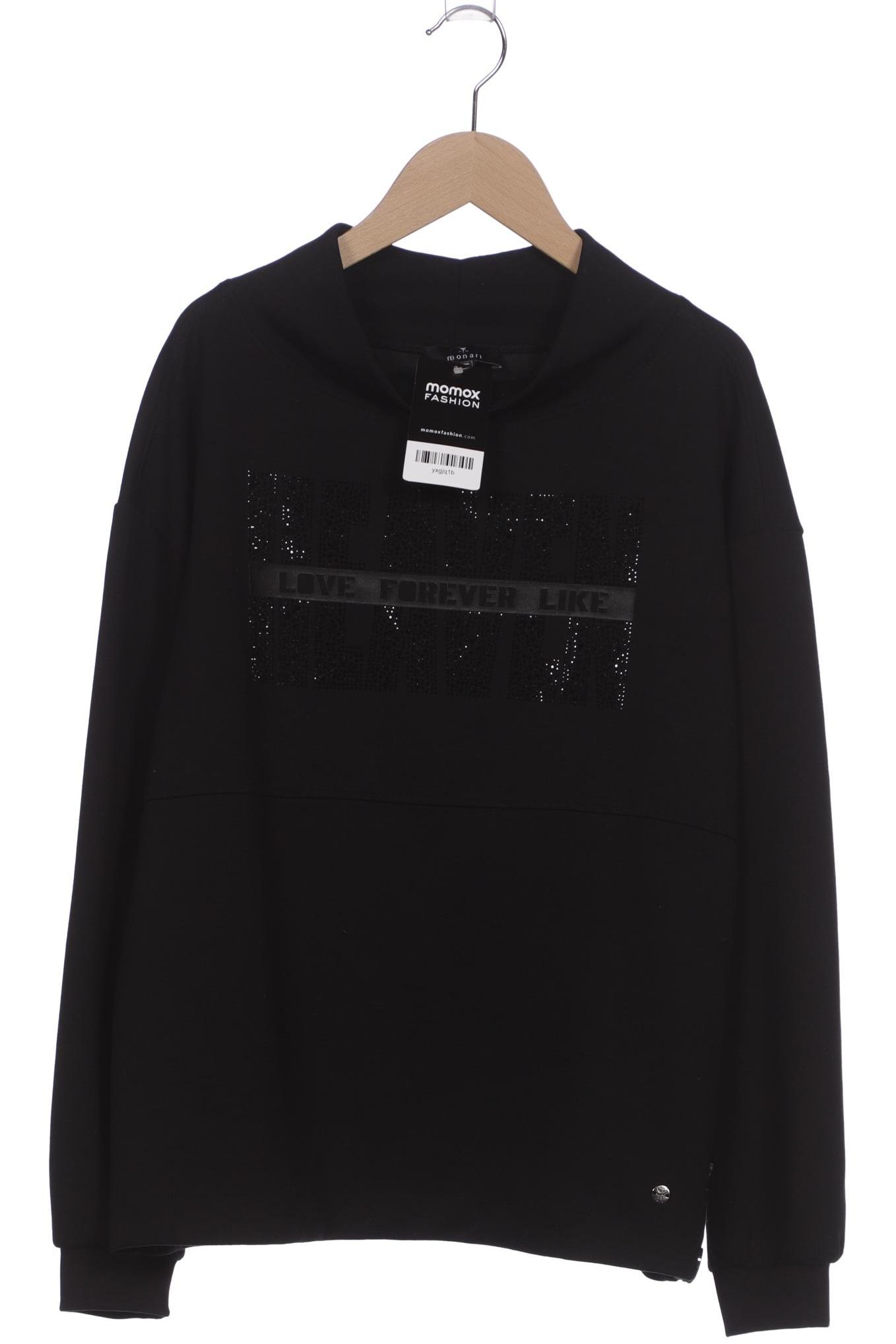 

monari Damen Langarmshirt, schwarz, Gr. 36