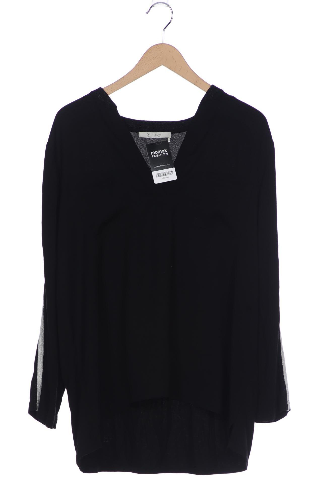 

monari Damen Langarmshirt, schwarz, Gr. 46