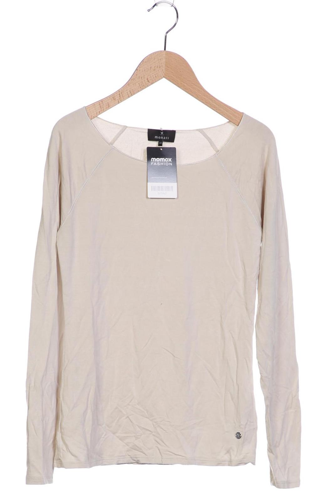 

monari Damen Langarmshirt, grau, Gr. 34