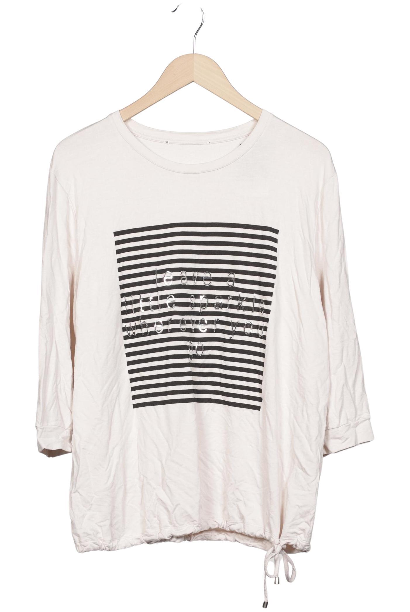 

monari Damen Langarmshirt, cremeweiß, Gr. 44