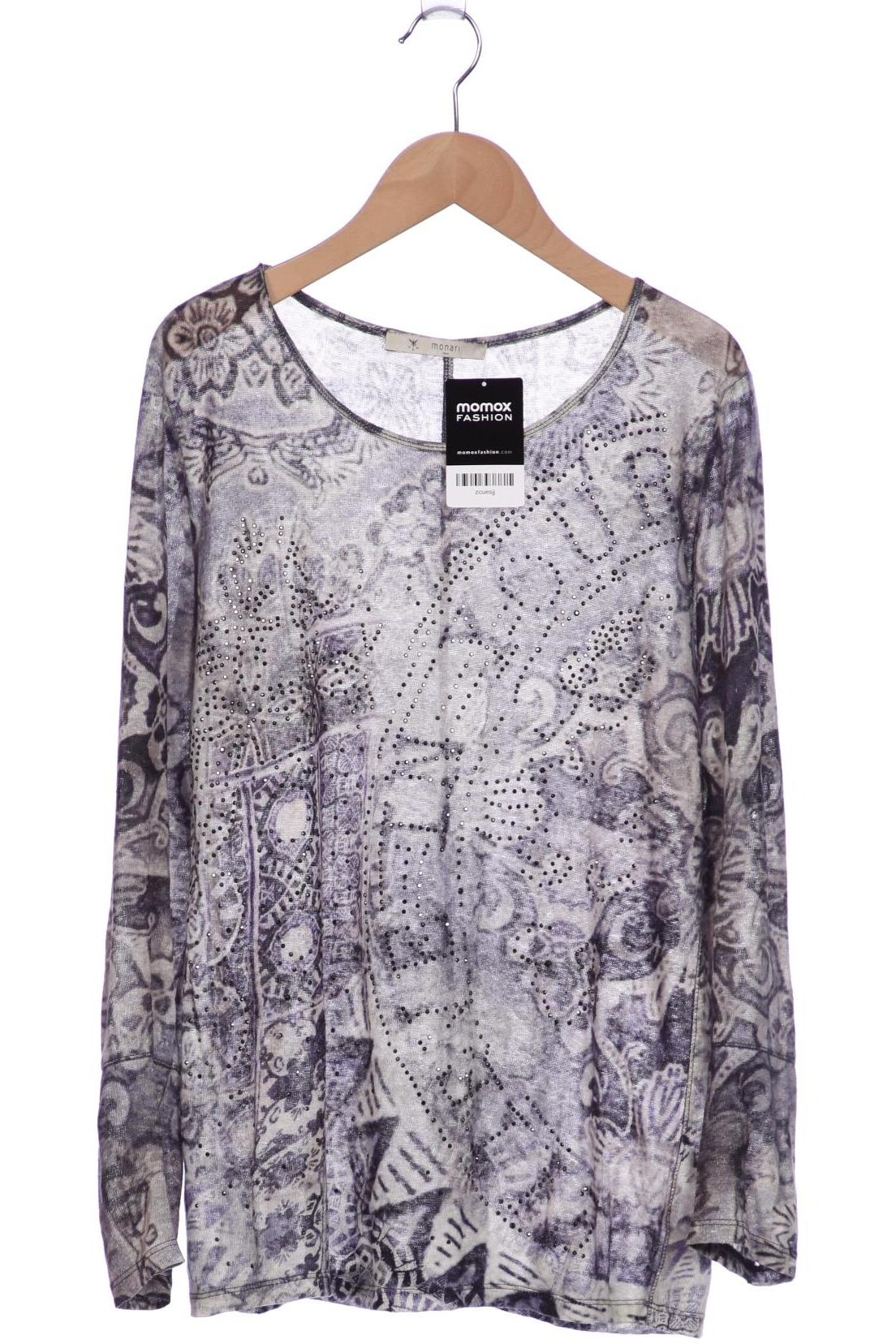 

monari Damen Langarmshirt, grau, Gr. 36