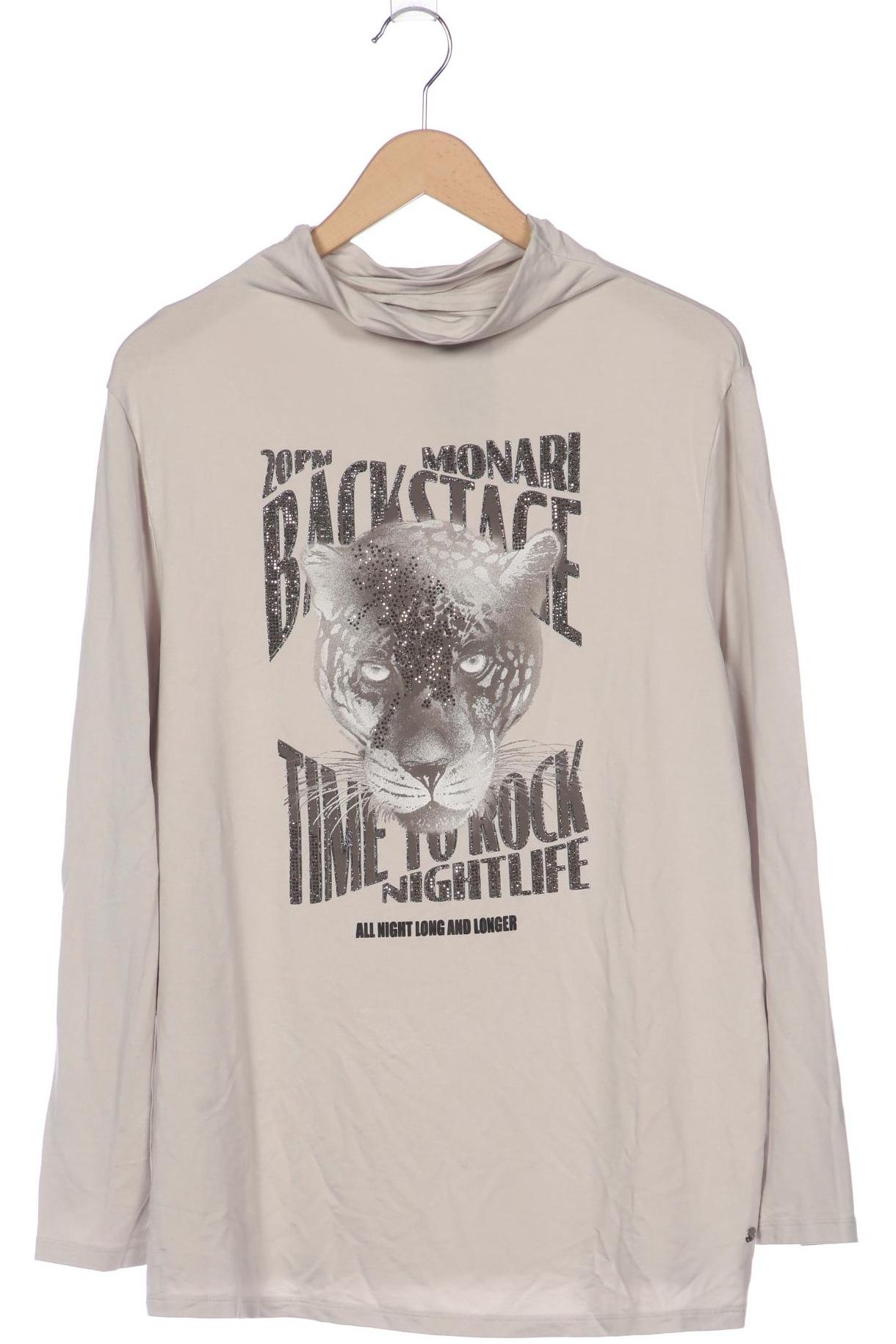 

monari Damen Langarmshirt, cremeweiß, Gr. 46