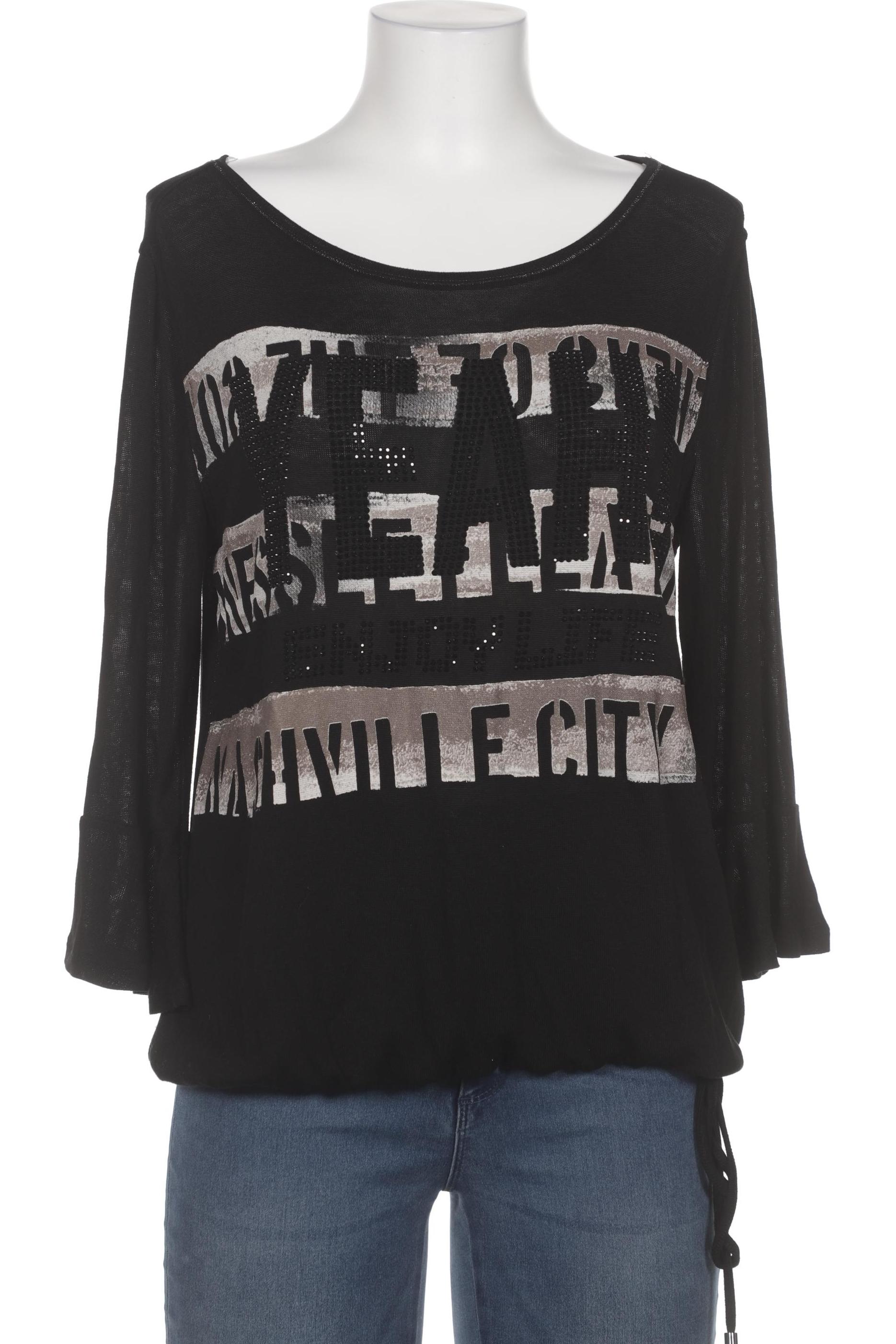 Thumbnail - monari Damen Langarmshirt, schwarz, Gr. 38