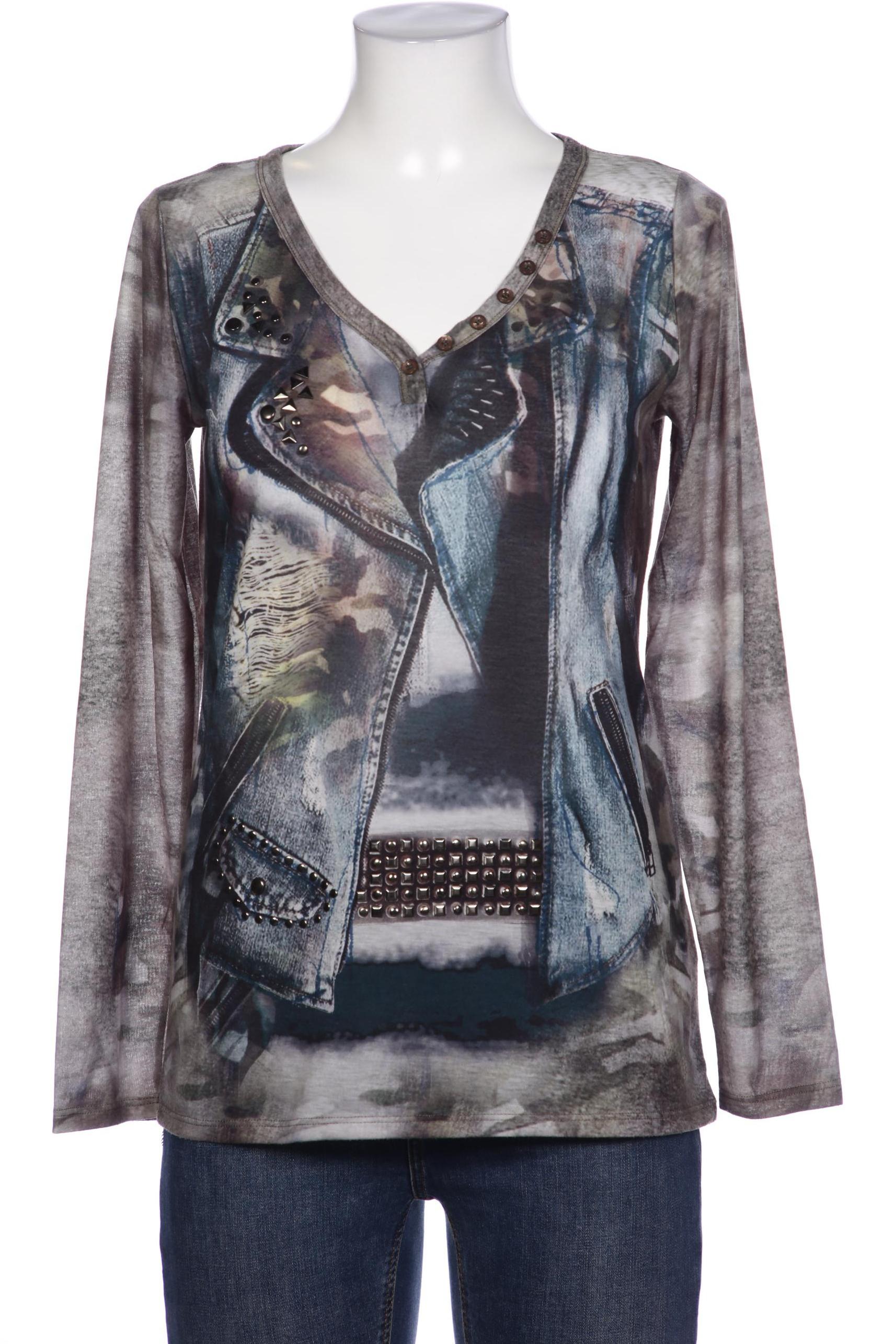

monari Damen Langarmshirt, grün, Gr. 38