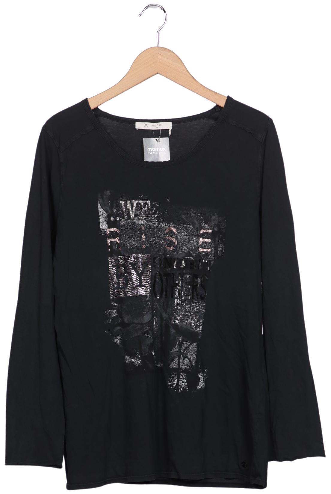 

monari Damen Langarmshirt, schwarz, Gr. 44