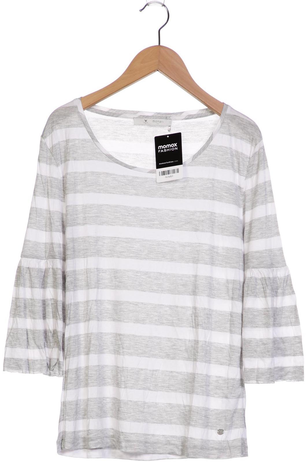

monari Damen Langarmshirt, grau, Gr. 38