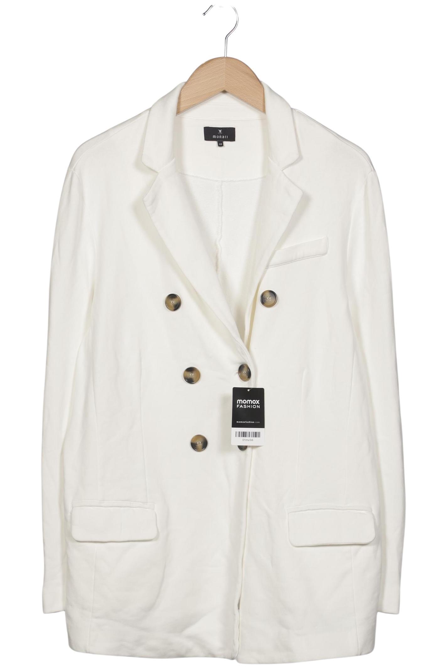 

monari Damen Mantel, weiß, Gr. 44