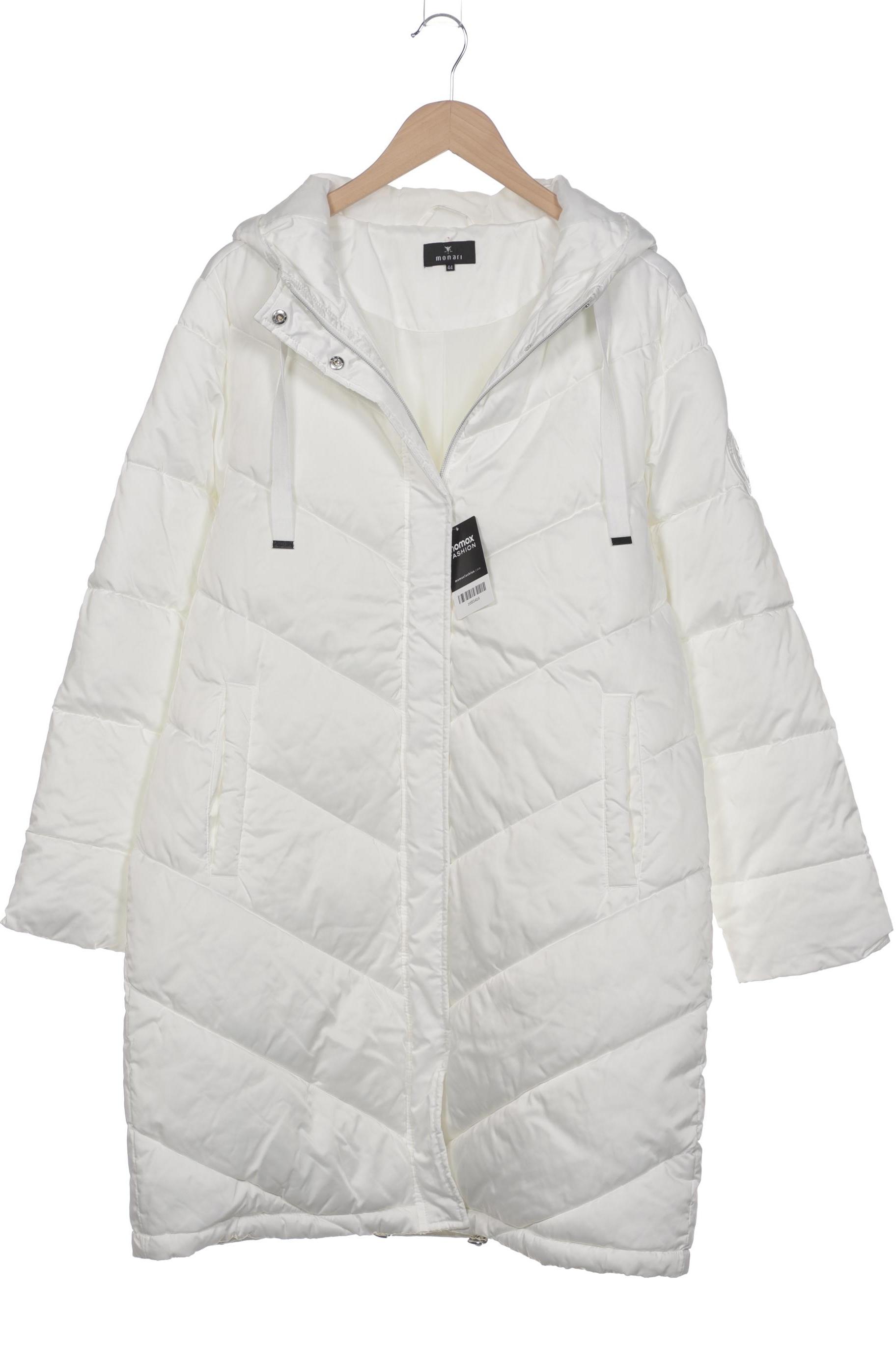 

monari Damen Mantel, weiß, Gr. 44