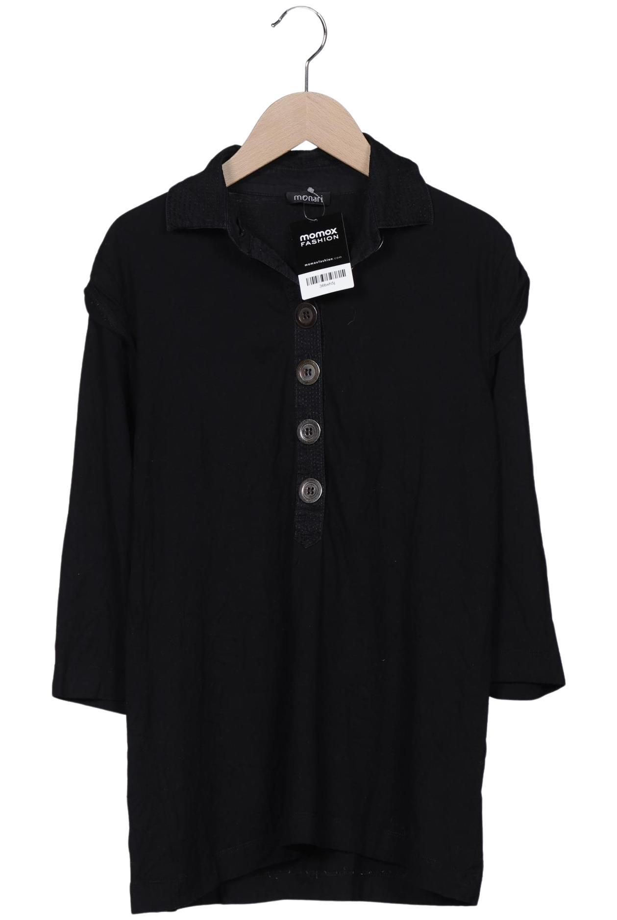 

monari Damen Poloshirt, schwarz, Gr. 40
