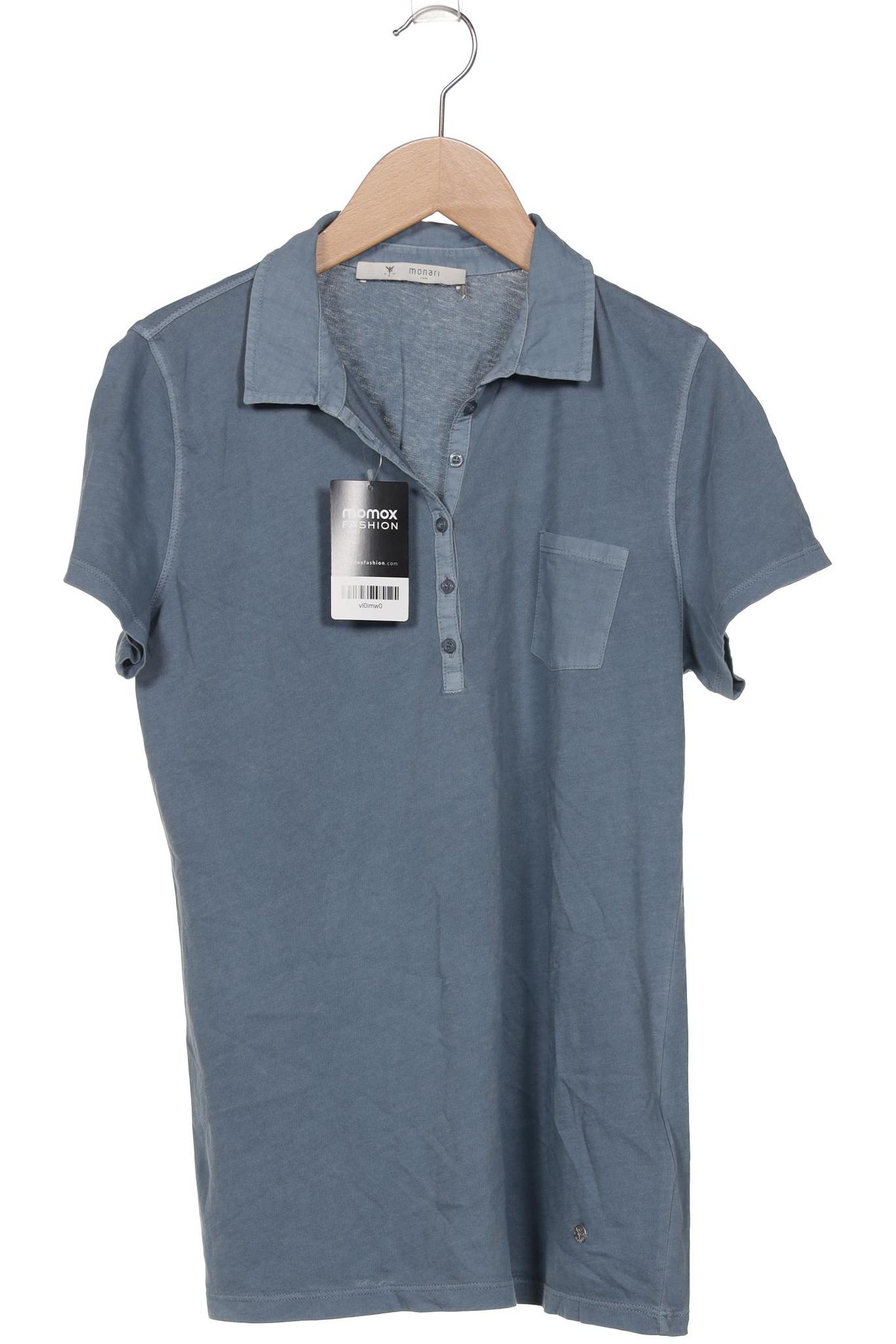 

monari Damen Poloshirt, blau, Gr. 38