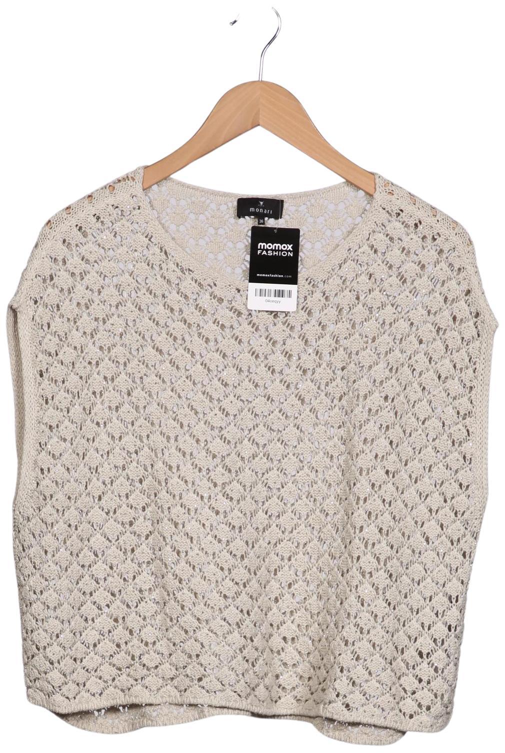 

monari Damen Pullover, beige, Gr. 36
