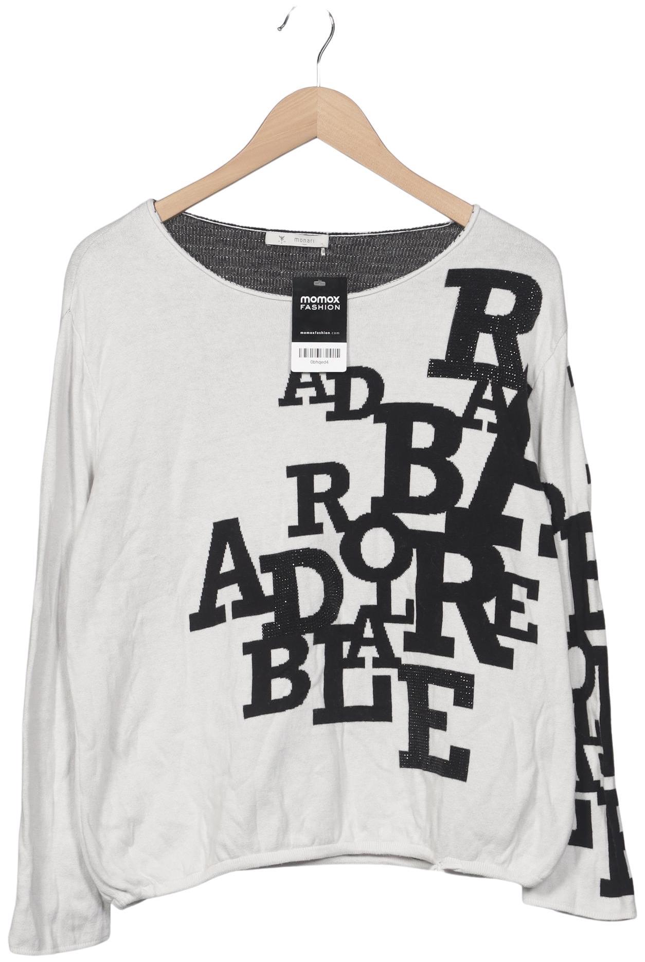 

monari Damen Pullover, weiß, Gr. 40