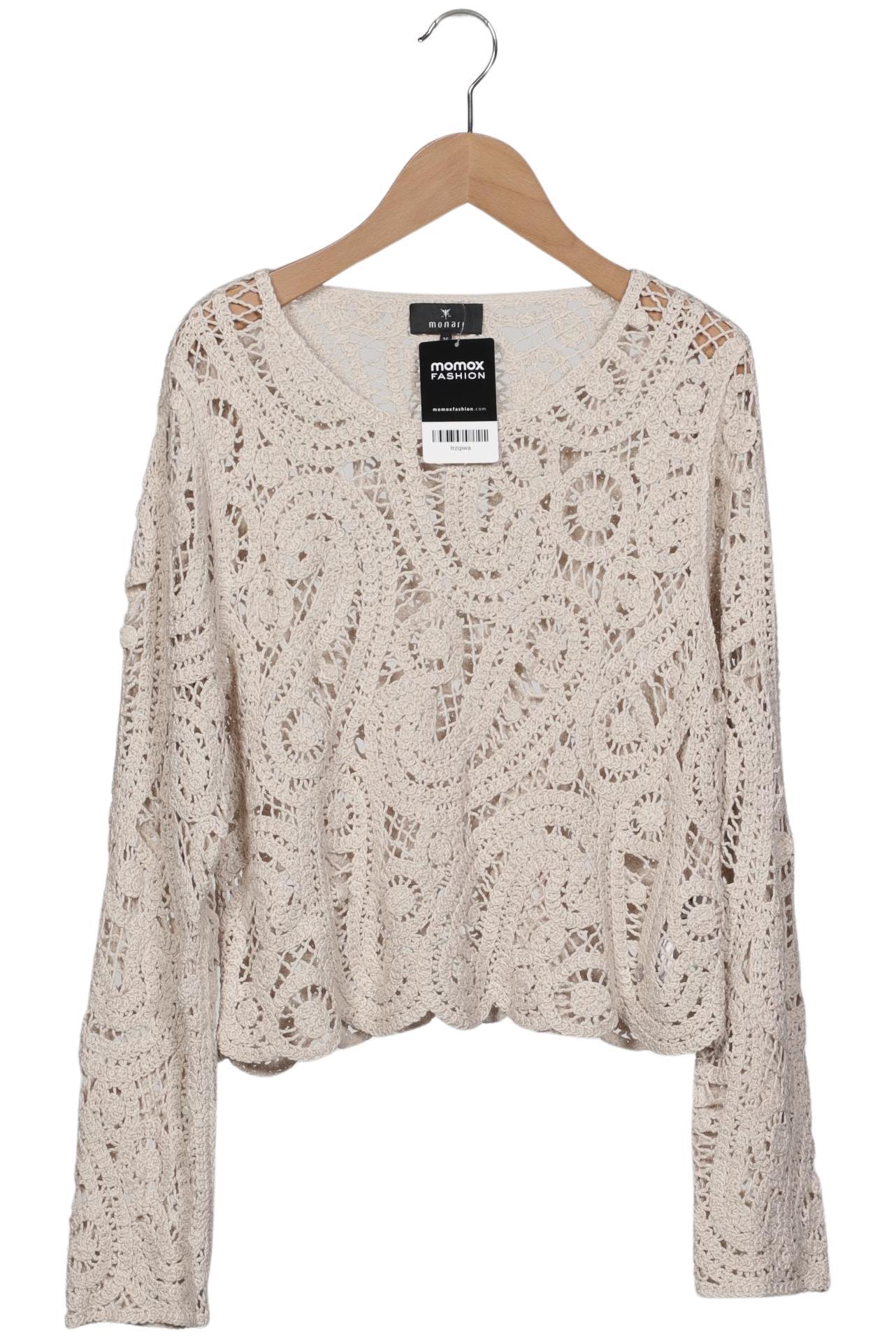 

monari Damen Pullover, beige, Gr. 36
