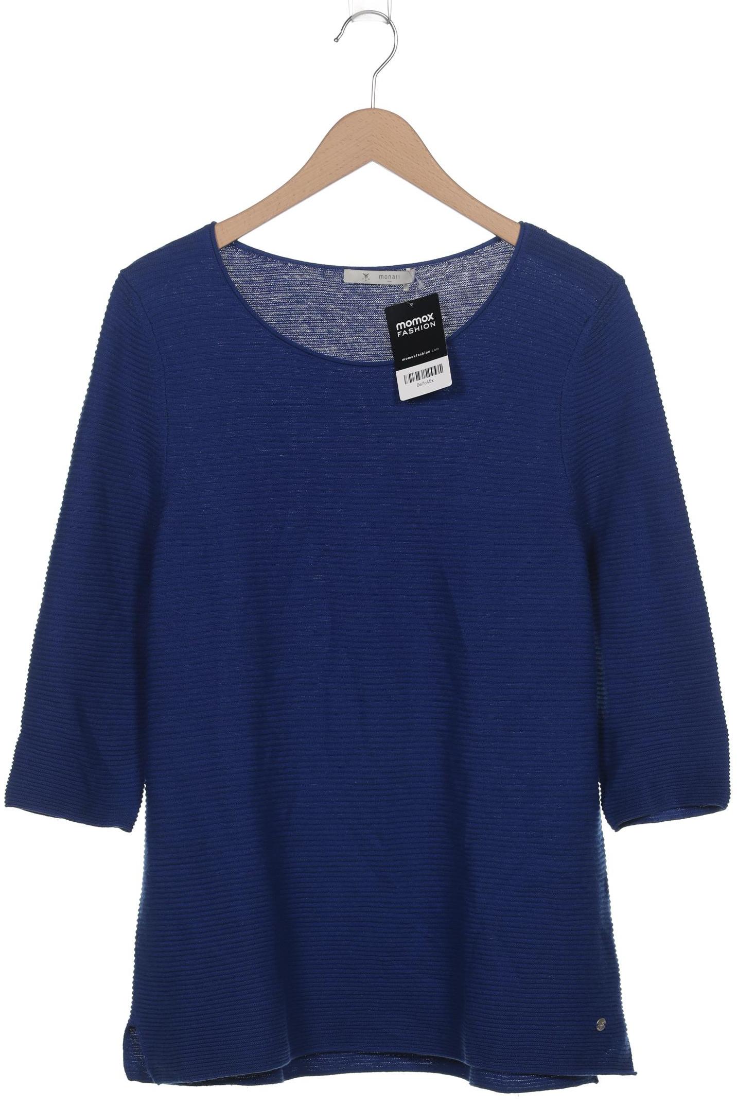 

monari Damen Pullover, blau, Gr. 44