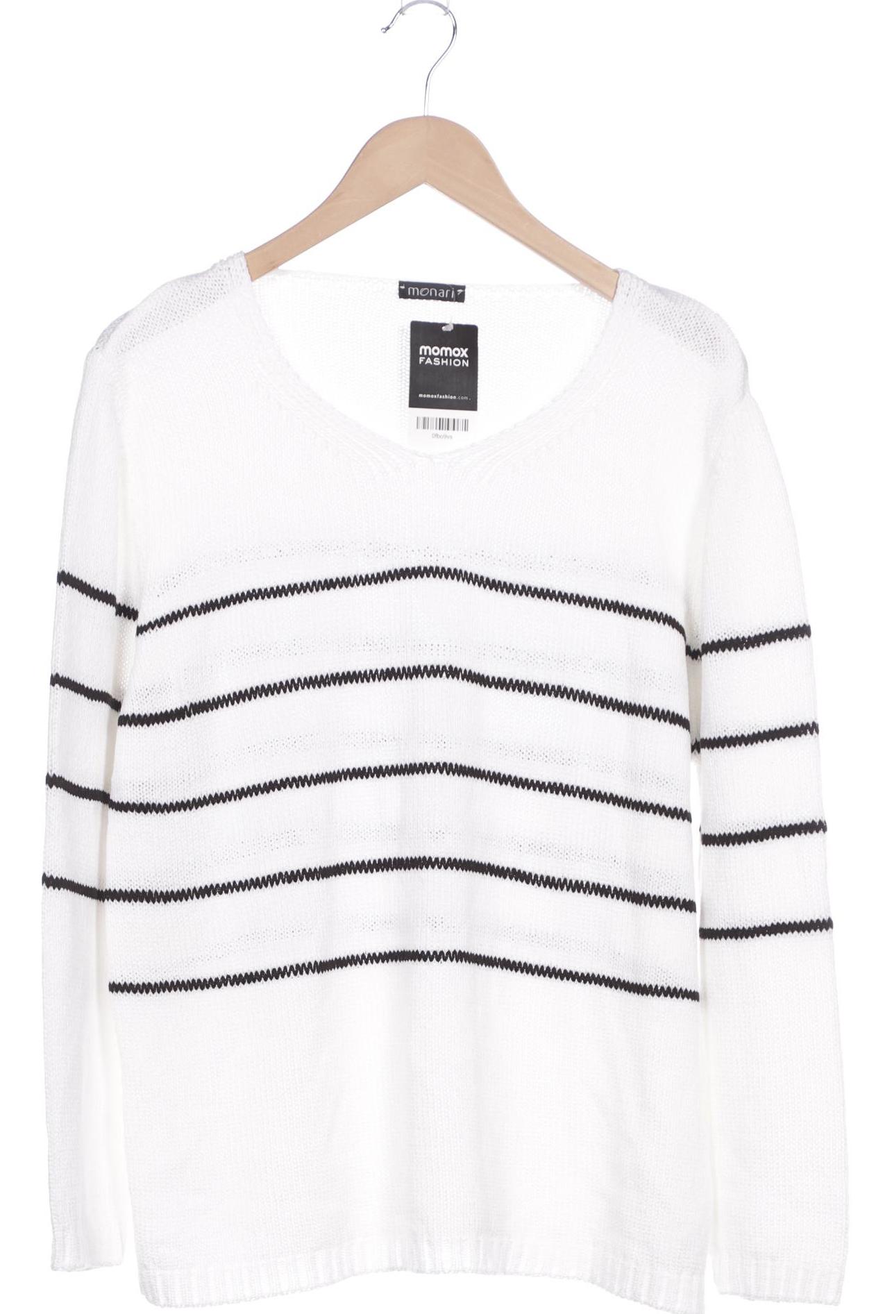 

monari Damen Pullover, weiß, Gr. 46