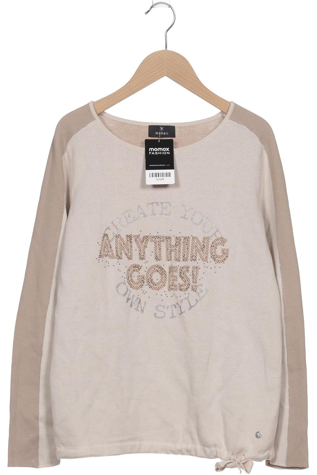 

monari Damen Pullover, beige, Gr. 36