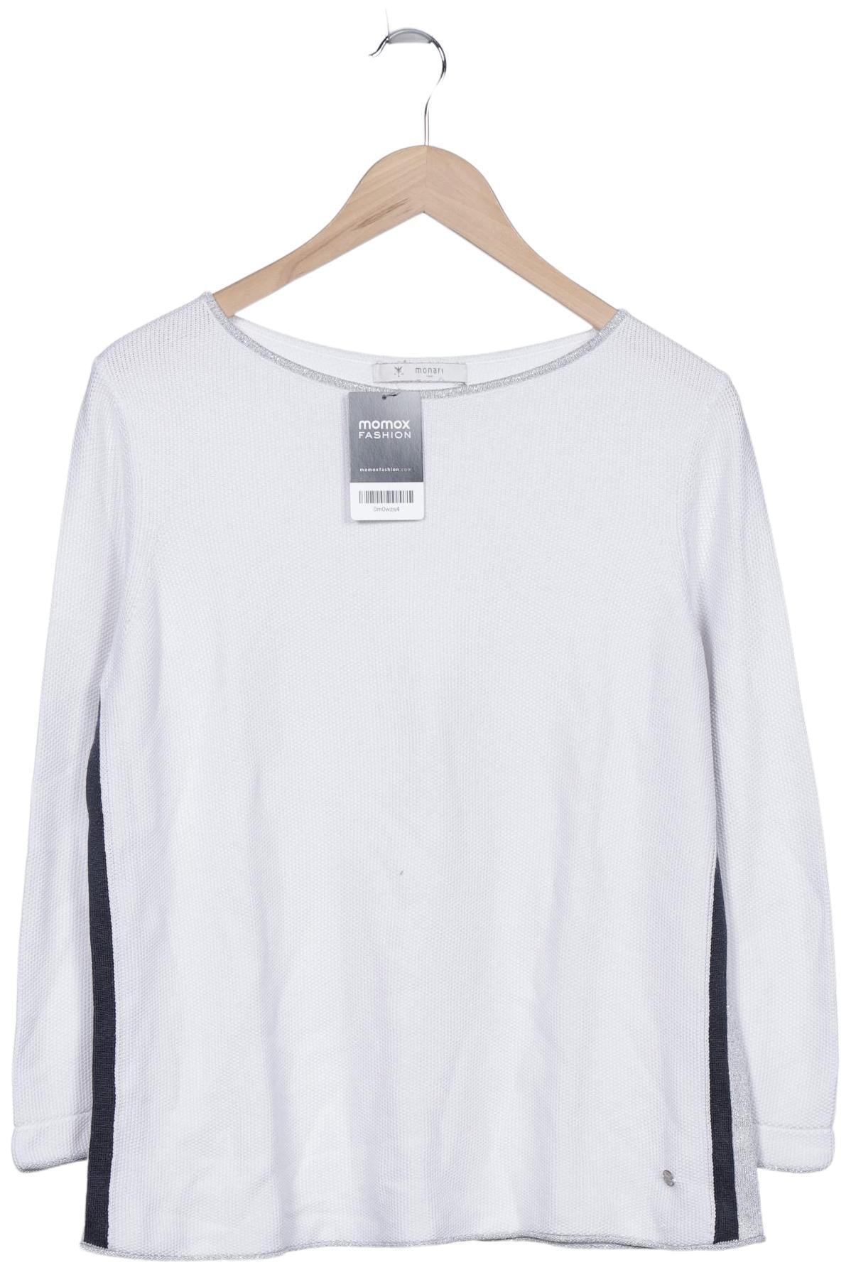 

monari Damen Pullover, weiß, Gr. 32