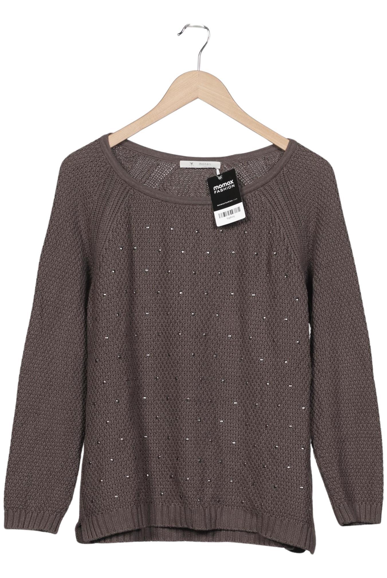 

monari Damen Pullover, braun, Gr. 44