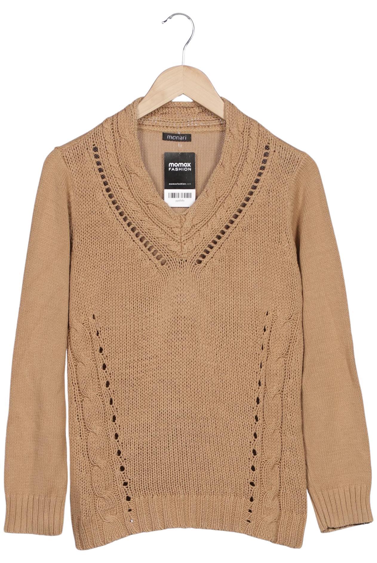

monari Damen Pullover, braun, Gr. 42