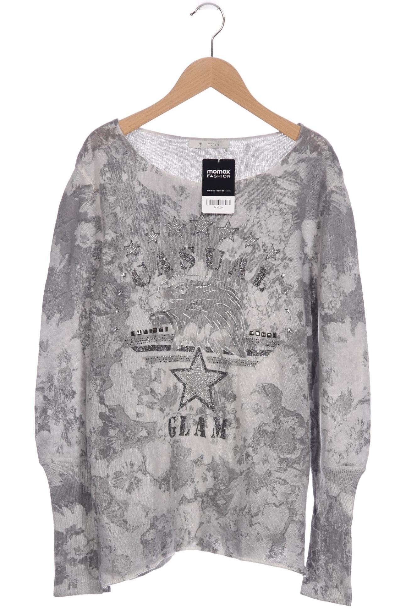 

monari Damen Pullover, grau, Gr. 44