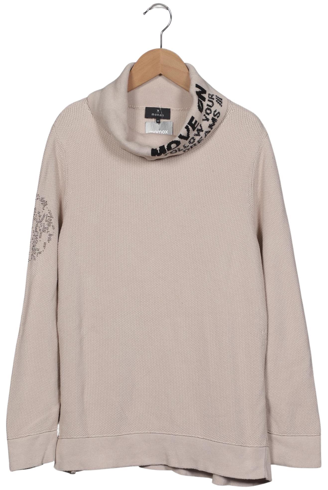 

monari Damen Pullover, beige, Gr. 42