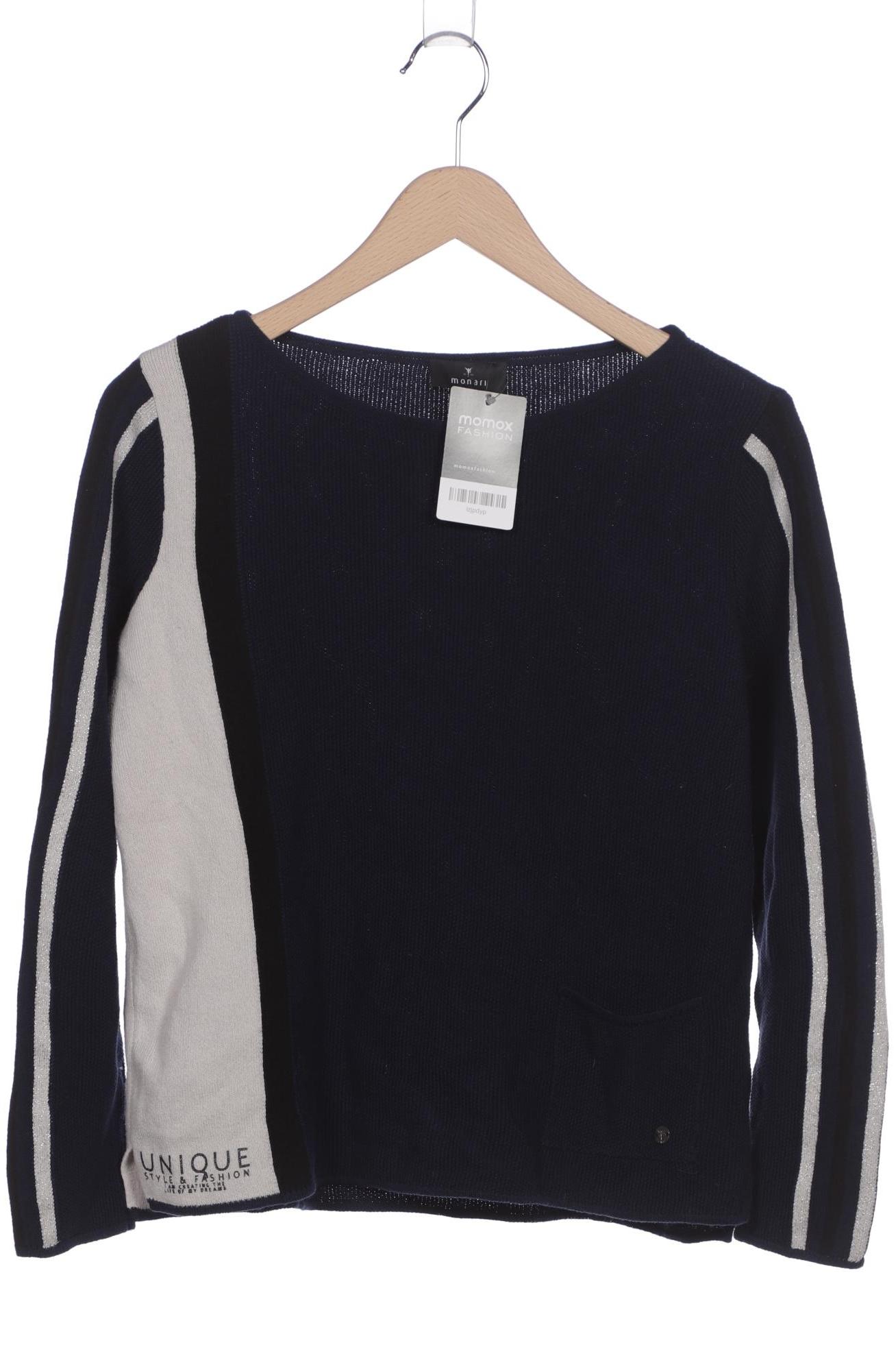 

monari Damen Pullover, marineblau, Gr. 34