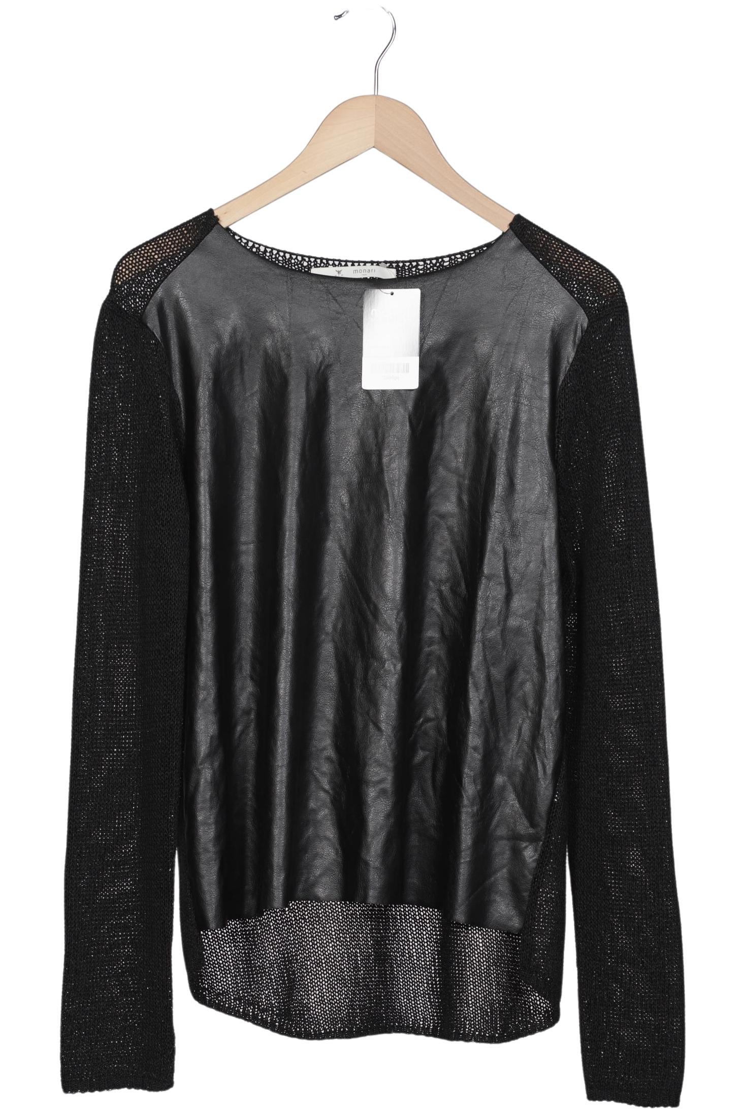 

monari Damen Pullover, schwarz, Gr. 42