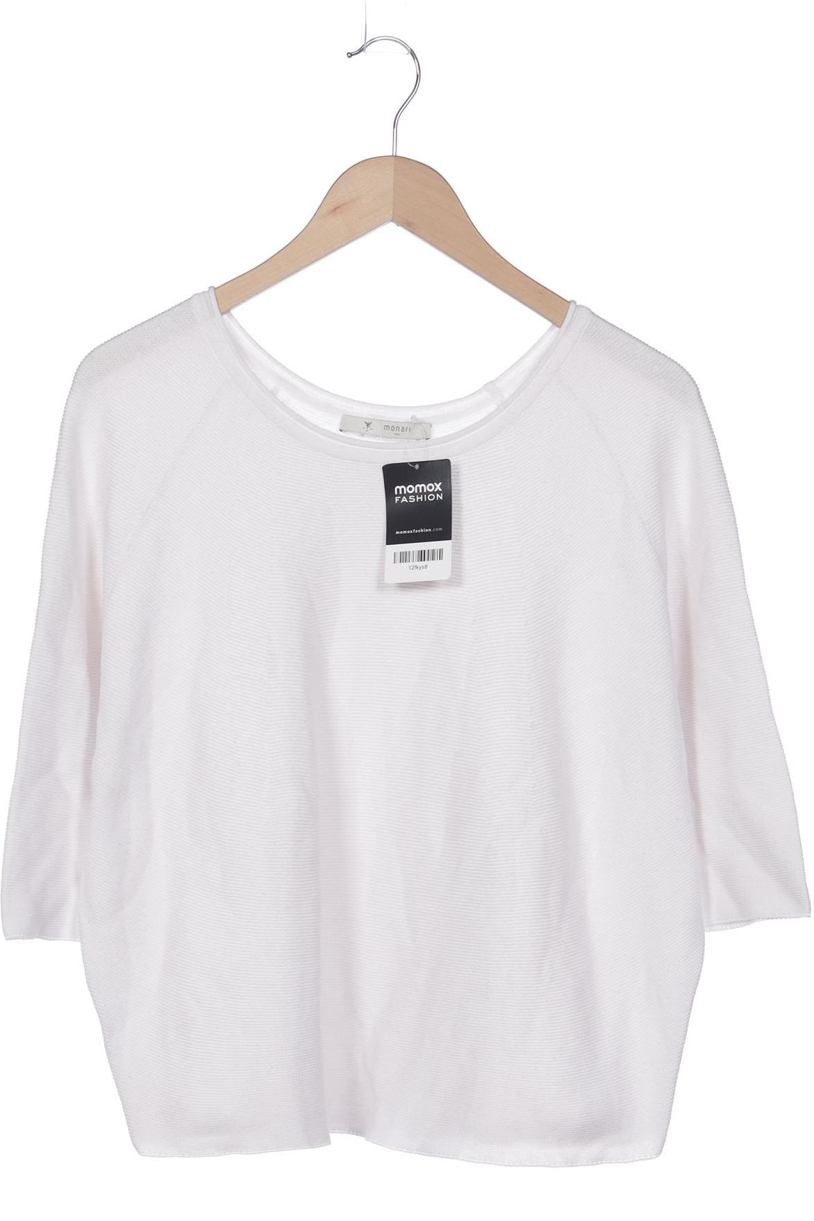 

monari Damen Pullover, weiß, Gr. 52