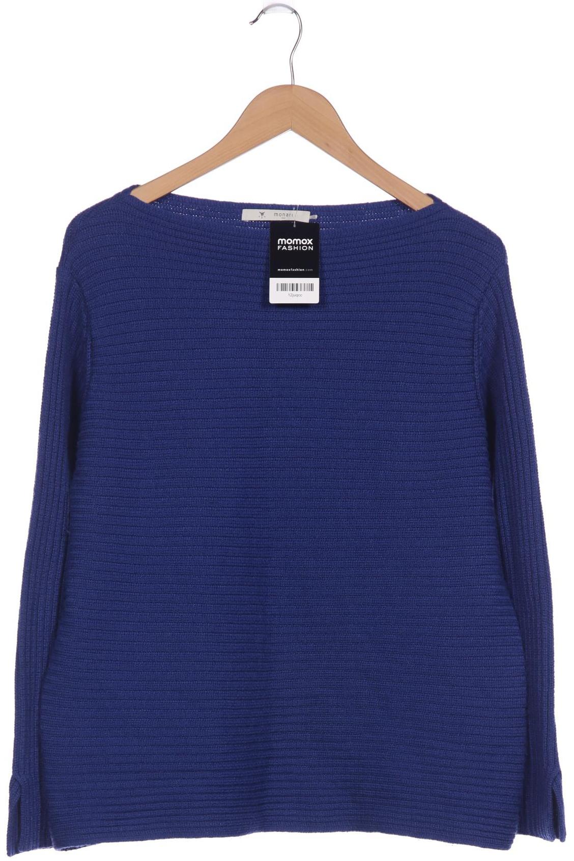 

monari Damen Pullover, blau, Gr. 48